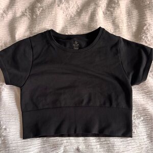 Aerie Black Crop Top